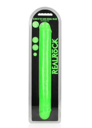 RealRock Double Dong Glow in the Dark Dildo 15in