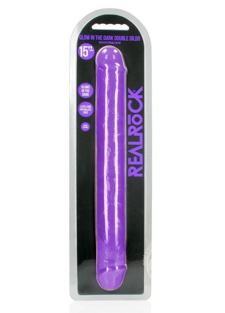 RealRock Double Dong Glow in the Dark Dildo 15in