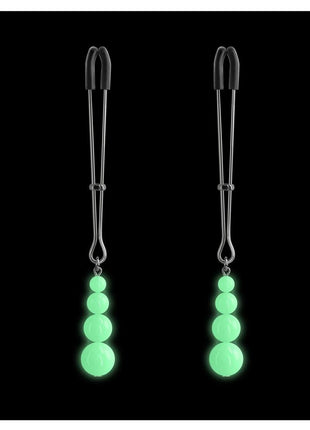 Bound Iron Glow in the Dark Nipple Clamps G2