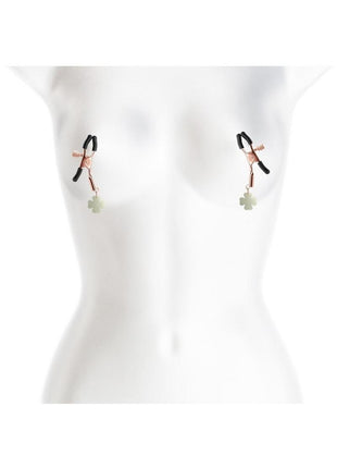 Bound Iron Glow in the Dark Nipple Clamps G4