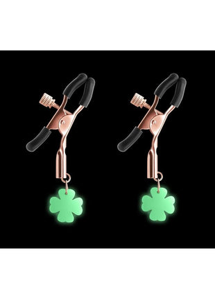 Bound Iron Glow in the Dark Nipple Clamps G4