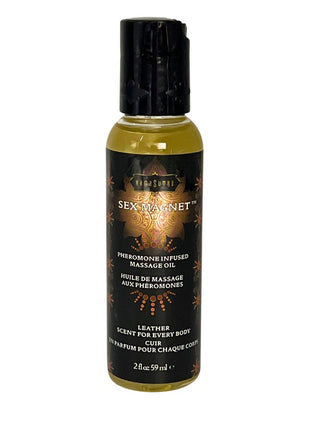 Sex Magnet Leather Massage Oil