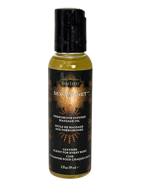 Sex Magnet Leather Massage Oil