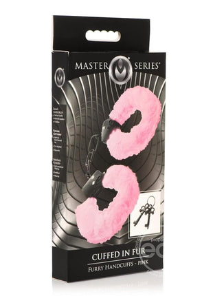 Master Series Cuffed in Fur Furry Handcuffs