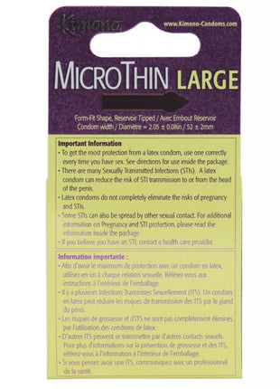 Kimono Micro Thin Large Condom