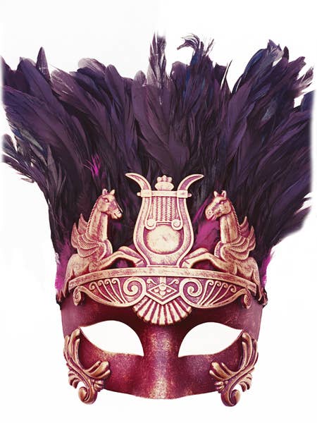 Venetian Mask With Feathers