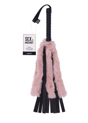 Sex & Mischief Brat Faux Fur Flogger