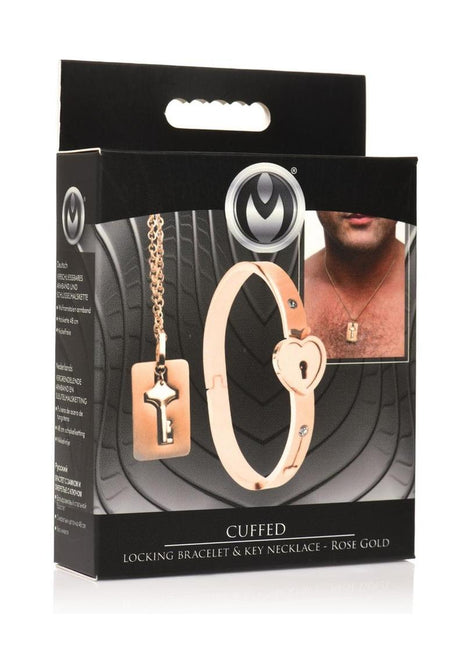 Master Series Cuffed Locking Bracelet & Key Necklace