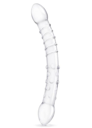Glas Girthy Double Trouble Glass Dildo 12in