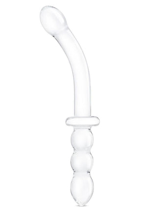 Glas Girthy Ribbed G-Spot Glass Dildo