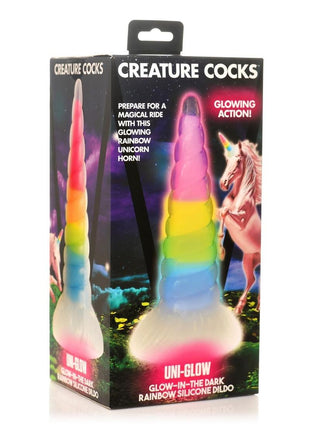 Creature Cocks Uni-Glow Glow-in-the-Dark Silicone Dildo