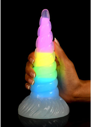 Creature Cocks Uni-Glow Glow-in-the-Dark Silicone Dildo
