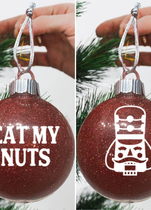 Eat My Nuts Ornament