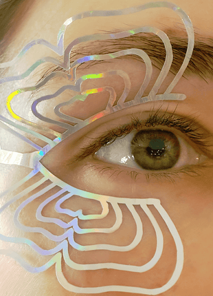 Lumi Butterfly Wings Holographic Face Sticker