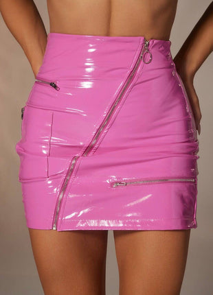 Mini PU skirt