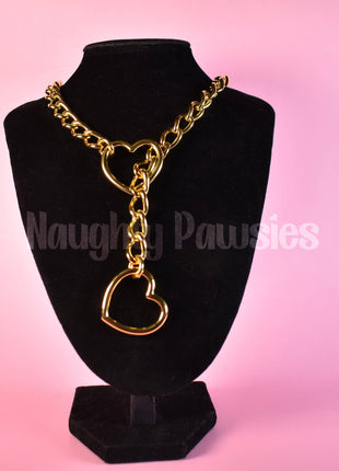 Thick Stainless Steel Slip Chain Collar