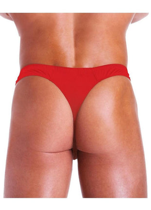 Fundies Unzip It Thong With Rose Petals