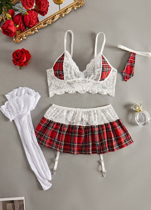 Playful Plaid Color Block Set