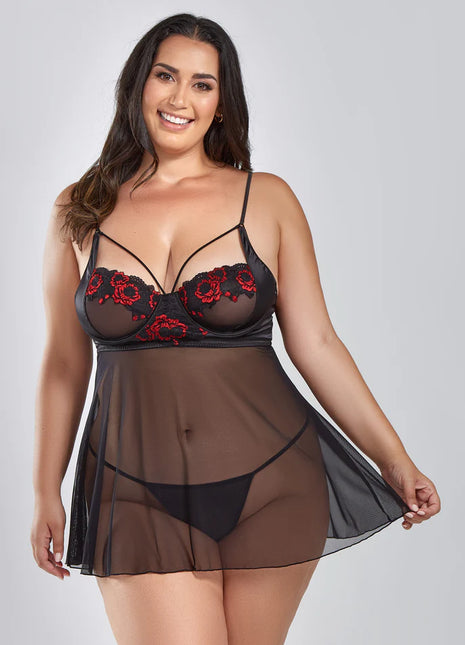 Plus Size Wanda Babydoll