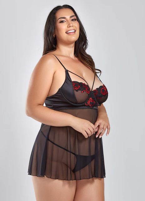 Plus Size Wanda Babydoll