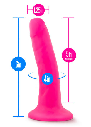 6" Neo Dual Density Dildo