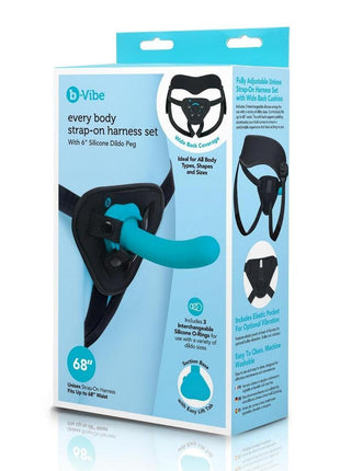 B Vibe Everybody Strap On Harness Set with Peg