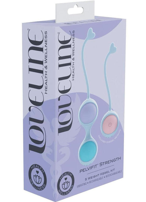 Loveline PelviFit Vibrating  Strength Weighted Kegel Kit