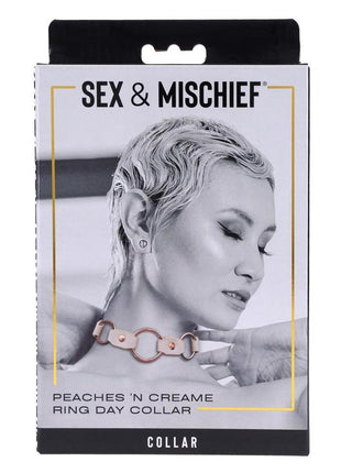 Sex & Mischief Peaches 'n CreaMe Ring Day Collar