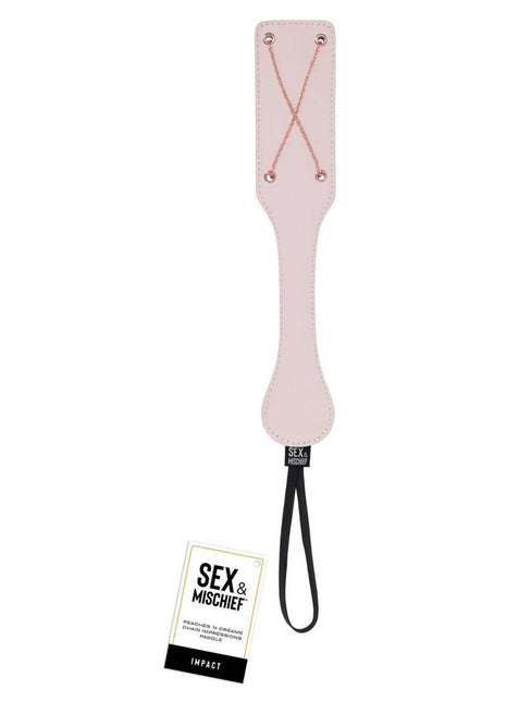 Sex & Mischief Peaches N CreaMe Chain Impressions Paddle