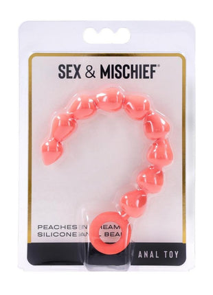 Sex & Mischief Peaches N CreaMe Silicone Anal Beads 🍑