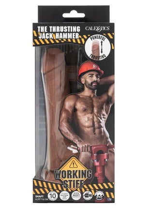 Working Stiff The Thrusting Jack Hammer Vibrating Dildo