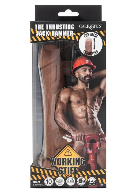 Working Stiff The Thrusting Jack Hammer Vibrating Dildo