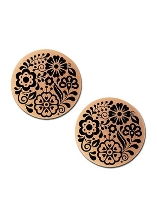 Pastease HALOS Silicone Floral Nipple Covers w/Travel Box