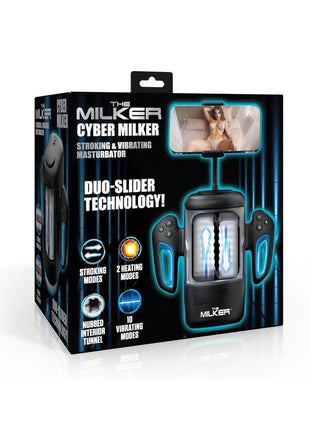The Milker Cyber Milker Stroking & Vibrating Rechargeable Masturbator