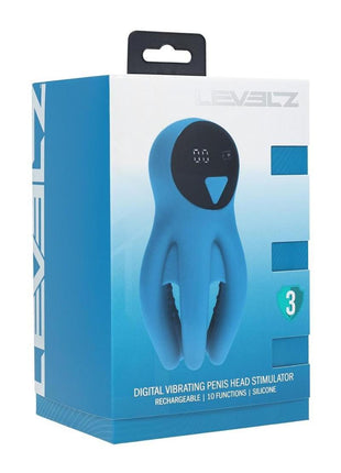 Levelz Digital Vibrating Penis Head Stimulator with Tentacles