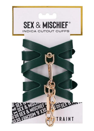 Sex & Mischief Indica Cutout Cuffs