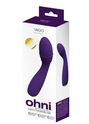 VeDo OHNI Rechargeable Silicone G-Spot Thrusting Vibrator