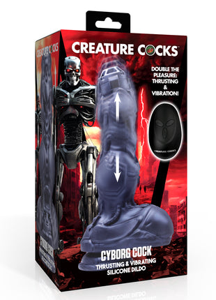 Creature Cocks Cyborg Cock Thrusting & Vibrating Dildo