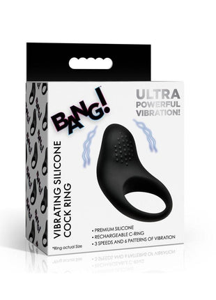 Bang! Vibrating Silicone Cock Ring
