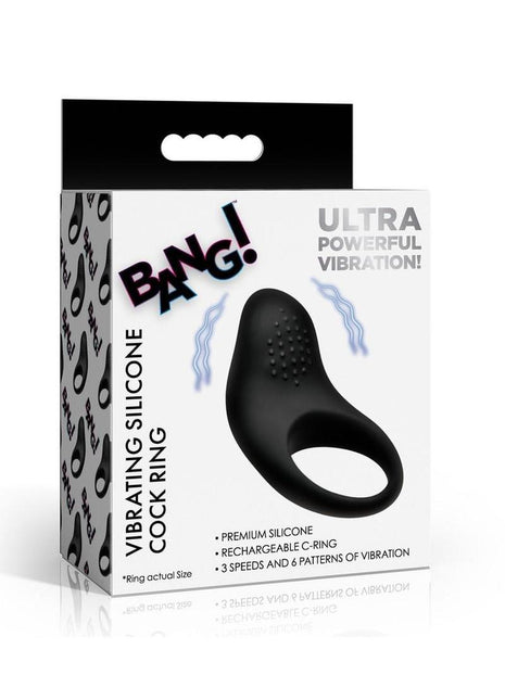 Bang! Vibrating Silicone Cock Ring
