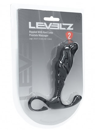 Levelz Rippled With Hard Loop Silicone Prostate Massager