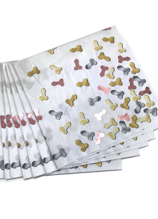 Glitterati Penis Party Napkins