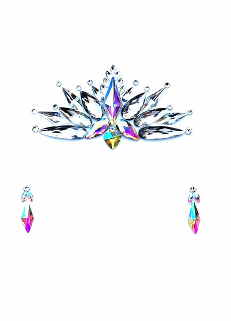 Selene Iridescent Crystal Face Jewels