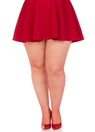 Plus Size Gaia Net Industrial Tights