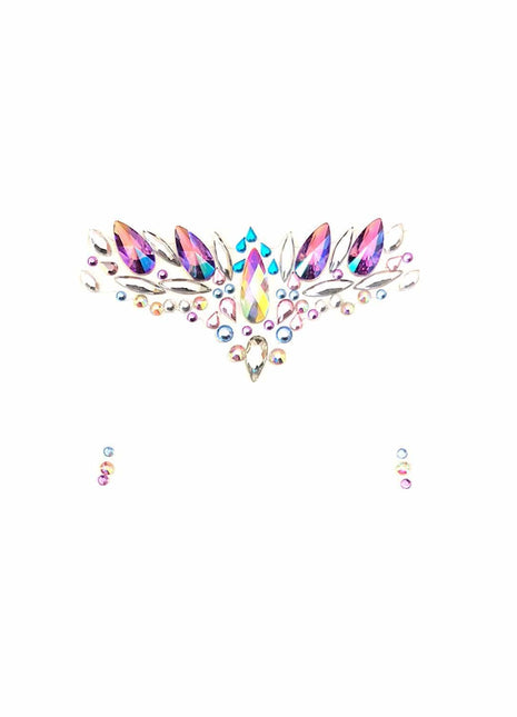 Sirena Iridescent & Purple Crystal Face Jewels