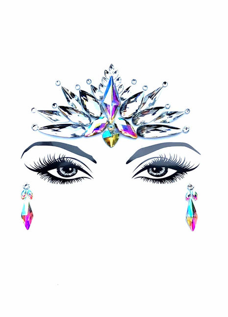 Selene Iridescent Crystal Face Jewels