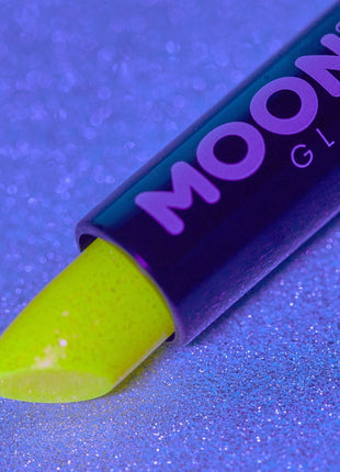 Neon UV Glow Blacklight Glitter Lipstick