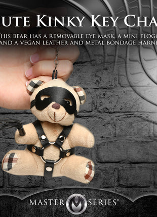 Master Series BDSM Teddy Bear Keychain