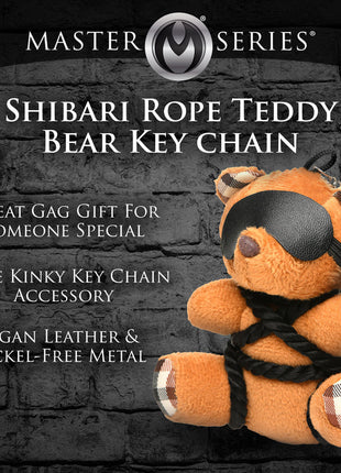 Master Series Rope Teddy Bear Keychain