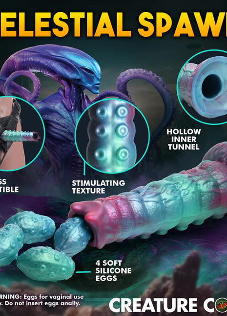 Creature Cocks Galactic Breeder Ovipositor Silicone Dildo